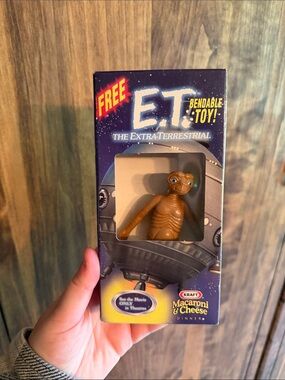 E.T. The Extra Terrestrial Bendable Figure Promo from Kraft Macaroni & Cheese